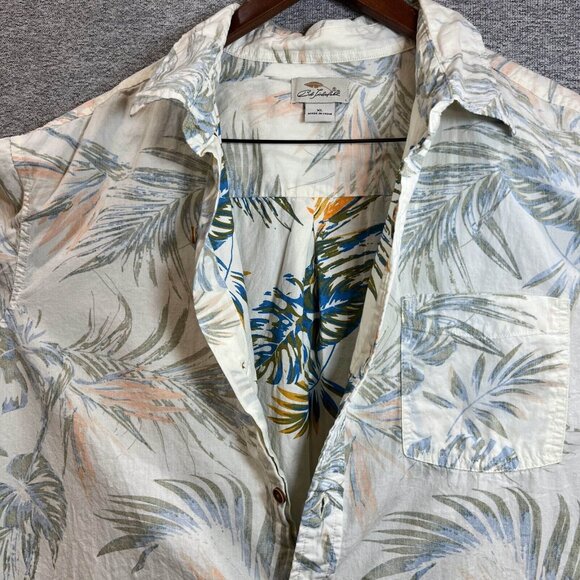 Bob Timberlake Button Down Camp Shirt Men Sz XL Multicolor Palm Tropical Pocket - Picture 8 of 12